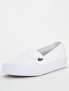 Image of Lacoste Marice Plus Grand 120 Espadrille - White