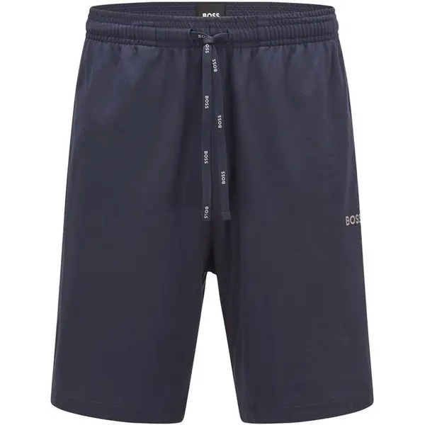 Image of BOSS Bodywear Mix & Match Lounge Shorts, Dark Blue, Size S, Men Dark Blue VR8GK Male S