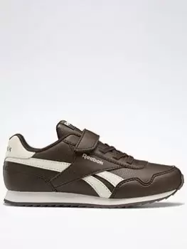 Image of Reebok Royal Classic Jogger 3 1V Shoes, Black/Grey, Size 10.5 Younger, Women