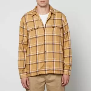 Image of Polo Ralph Lauren Mens Performance Flannel Shirt - Khaki/Brown Multi - M