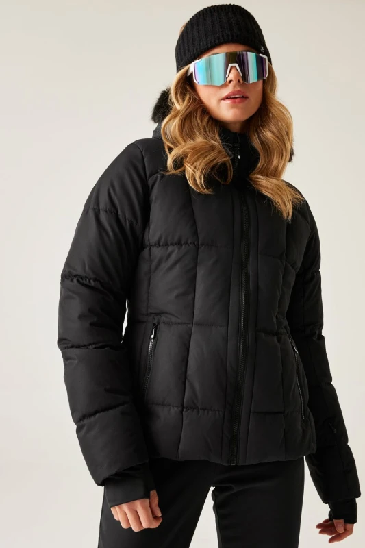 Image of Dare 2b Womens hooded ski jacket Dare 2B Glamourize VI Noir Female 38 DWP625-800