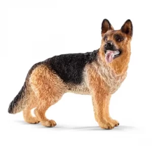 Image of Schleich Farm World German Shepherd Dog Toy Figure