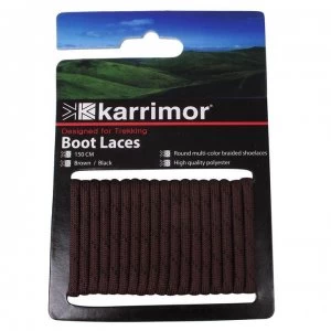 Image of Karrimor Shoe Laces - Brown/Black