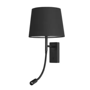 Image of Janet LED Reading Lamp Black, Warm-White 3000K