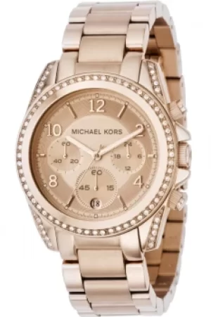Image of Ladies Michael Kors Blair Chronograph Watch MK5263