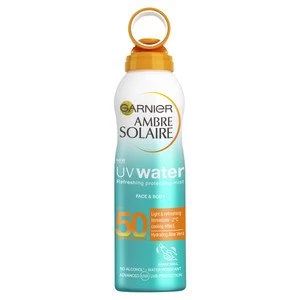 Image of Garnier Ambre Solaire UV Water Mist Sun Protection SPF50