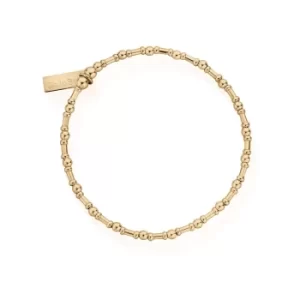 Image of ChloBo GBRHYTHM Women's Rhythm Of Water Gold Tone Bracelet