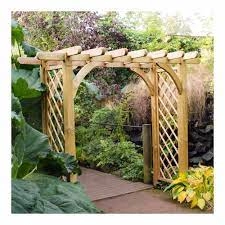 Image of Forest Garden Large Ultima Pergola Arch Mixed Softwood