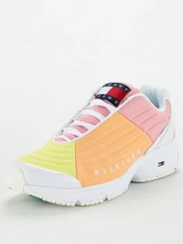 Image of Tommy Jeans Heritage Trainers - Yellow, Size 6, Women