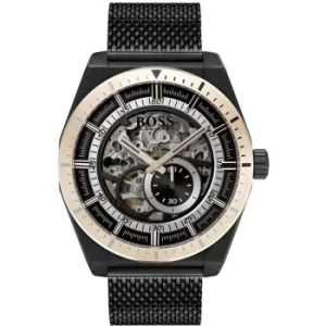 Image of Hugo Boss Signature Automatic Skeleton 1513655 Men Bracelet Watch