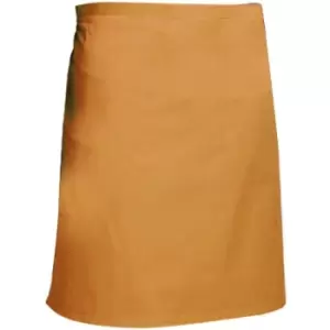 Image of Dennys Multicoloured Catering Waist Apron 28x36ins (One Size) (Orange) - Orange