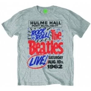 Image of The Beatles Rock n Roll Mens Grey Heather T Shirt: XXL