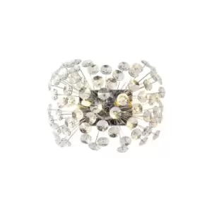 Image of Luminosa Lighting - Luminosa Wall Light 4 Light G9 Polished Chrome, Crystal