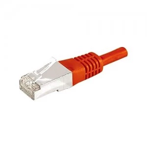 Image of Patch Cord RJ45 CAT.6a F/UTP Red - 0.30 M Full Copper