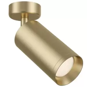 Image of Technical Focus Matt Gold Spotlight Ceiling Lamp