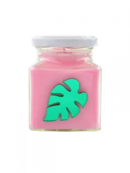 Image of Flamingo Candles Metallic Palm Leaf Scented Candle 200g