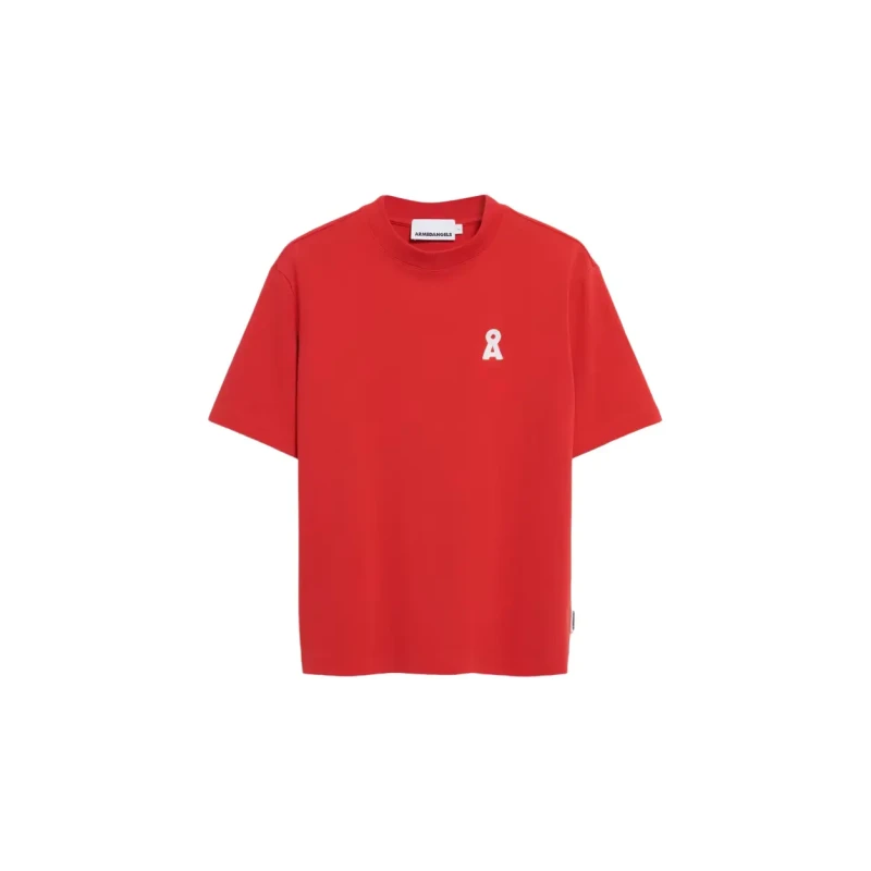 Image of ARMEDANGELS Womens T-Shirt ARMEDANGELS Tarjaa Iconic Å Rouge Female XS