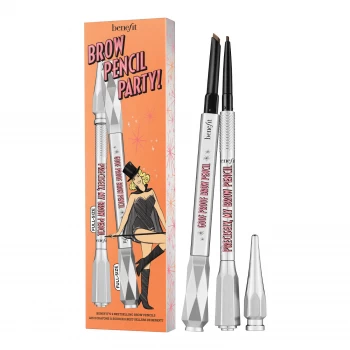 Image of benefit Brow Pencil Party Goof Proof & Precisely my Brow Duo Set (Various Shades) - 04 Warm Deep Brown