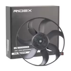 Image of RIDEX Cooling Fan VW,SKODA,SEAT 508R0097 6R0959455C,6Q0959455AD,6R0959455C Radiator Fan,Fan, radiator 6Q0959455AD,6R0959455C