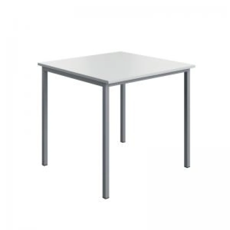 Image of Serrion Multipurpose Table 800x800x730mm White/Silver KF800293