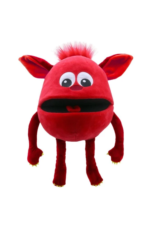 Image of The Puppet Company Baby Monsters Soft Toy Red unisex