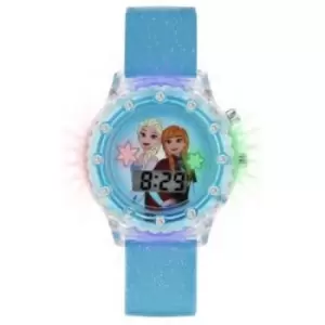 Image of Disney Frozen Printed Dial Silicon Strap Watch & Bracelet Set FZN4087ARGSET