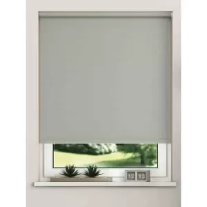 Image of NewEdgeBlinds Blackout Roller Blinds Light Grey 100cm Width x 165cm Length