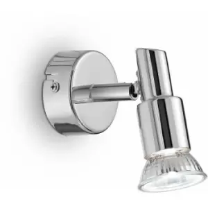 Image of Slem 1-light chrome wall light