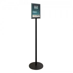 Image of magnetic double sided floor standing sign holder