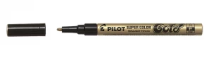Image of Pilot Super Color Fine Paint Marker Gold PK12