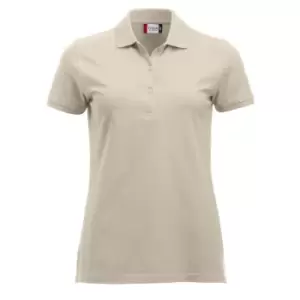 Image of Clique Womens/Ladies Marion Polo Shirt (XS) (Light Khaki)