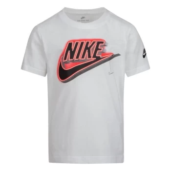 Image of Nike Glow In The Dark Logo T-Shirt - White