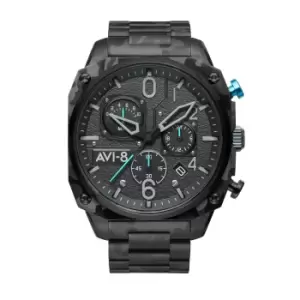 Image of AVI-8 Hawker Hunter Retrograde Chronograph Night Camo Mens Watch AV-4052-11