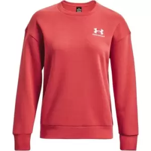 Image of Under Armour Armour Essential Crew Sweater Womens - Red