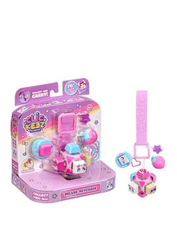 Image of Deluxe Keychain - Includes 7 Clickable Keyboard Collectibles - 70 Characters To Find Cute Themes & Rare Surprises - Girls Gifts and Collectables Ages