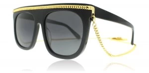 Image of Stella McCartney SC0043S Sunglasses Black Smoke 001 55mm