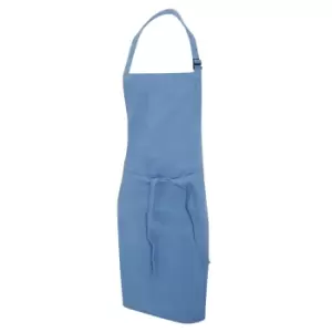 Image of Dennys Multicoloured Bib Apron 28x36ins (Pack of 2) (One Size) (Mid Blue)
