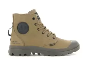 Image of Palladium Boots Unisex PAMPA HI SUPPLY LEATHER BONE BROWN