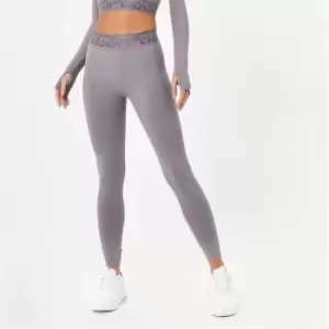 Image of Everlast Seamless Taped Leggings - Purple