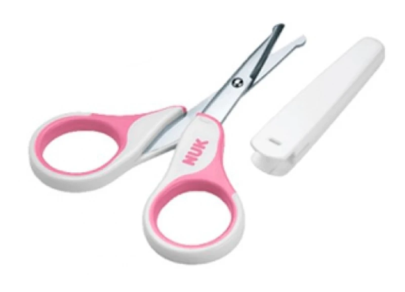 Image of NUK Baby Nail Scissors - Pink Scissors_PNK-6122