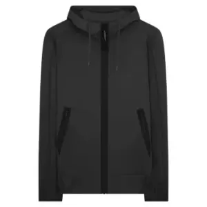 Image of CP COMPANY Goggle Full Zip Hoodie - Black