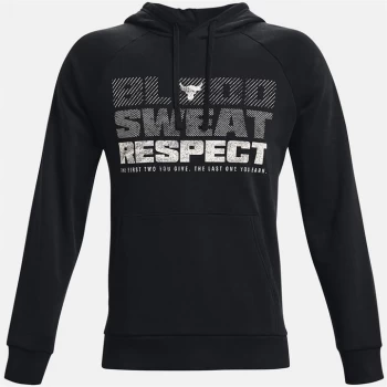 Image of Urban Armor Gear Project Rock Rival Fleece Hoodie Mens - Black/White