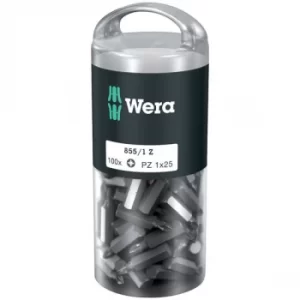 Image of Wera 05072443001 855/1Z Classic Extra Tough Screwdriver Bits PZ1/2...