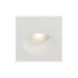 Image of LEDS C4 Bat Square Oval Outdoor LED Recessed Wall Light Square White IP65 2.2W 3000K