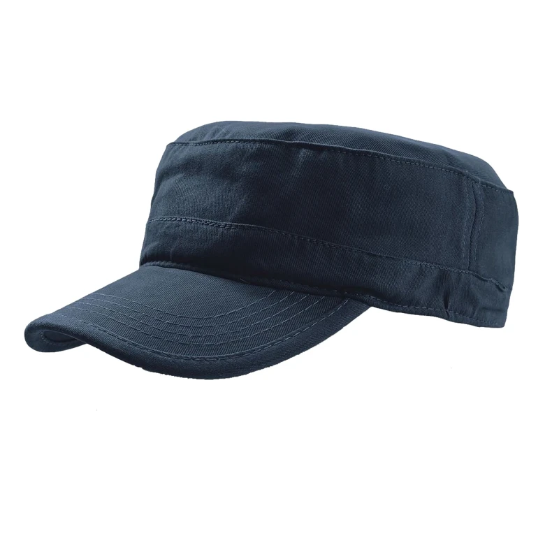Image of Atlantis Atlantis Men Tank Brushed Cotton Military Cap in Navy Navy One Size Male 5059000117879