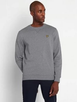 Image of Lyle & Scott Crew Neck Sweatshirt - Mid Grey