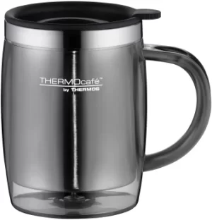 Image of Thermos ThermoCafe Soft Touch Desk Mug 450ml Grey