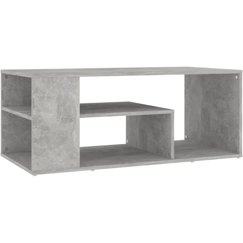 Image of VIDAXL Vidaxl - Coffee Table Concrete Grey 100x50x40cm Engineered Wood 8720286561263