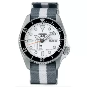 Image of Seiko 5 Sports X Peanuts 'Surfboard' Limited Edition Automatic 38mm Mens Watch SRPK25K1