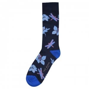 Image of Ted Baker Dragonfly Socks - NAVY